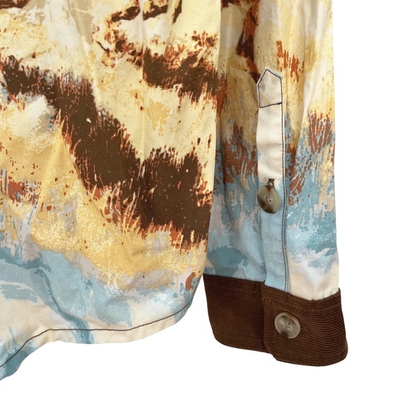 Urban Outfitters Horse Print Twill Chore Shacket Women’s Medium - Picture 10 of 15